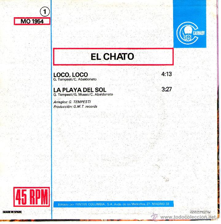 Discos de vinilo: EL CHATO LOCO LOCO - Foto 2