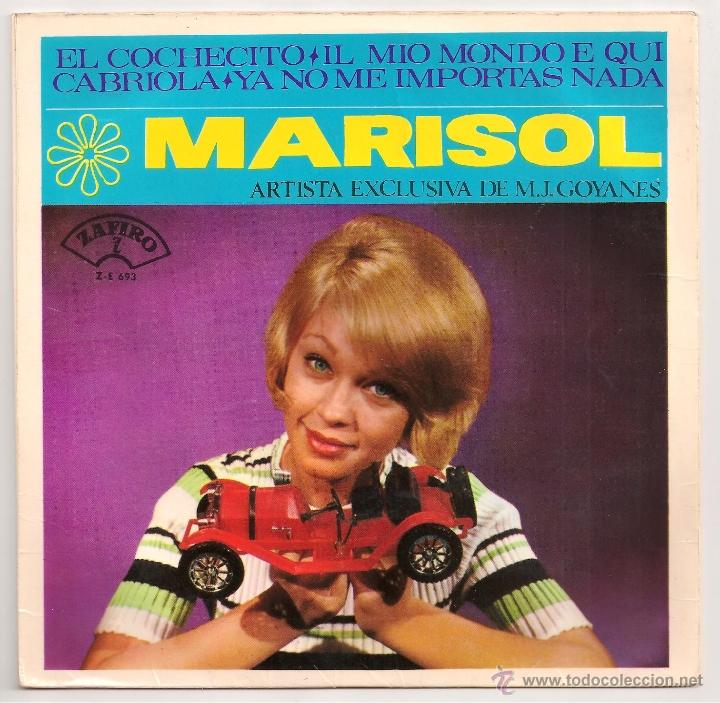 Discos de vinilo: MARISOL - EL COCHECITO + 3 (EP ZAFIRO 1965) - Foto 1