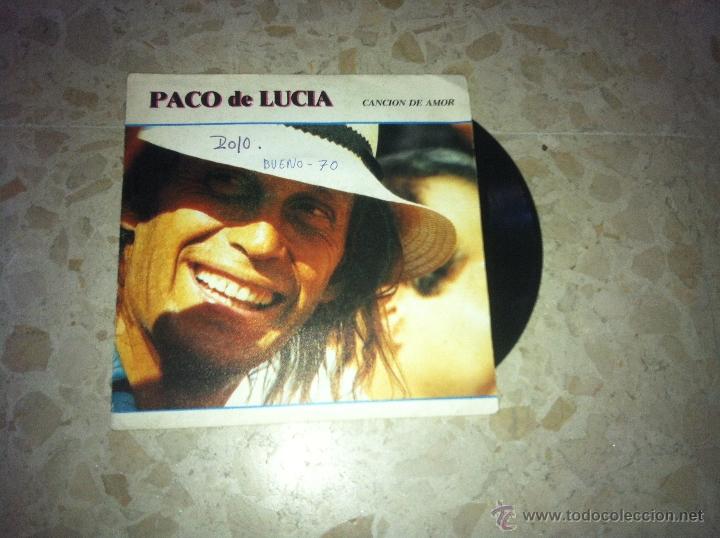 Discos de vinilo: PACO DE LUCIA CANCION DE AMOR - Foto 1