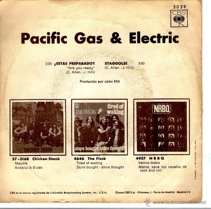 Discos de vinilo: PACIFIC GAS AND ELECTRIC - Foto 2