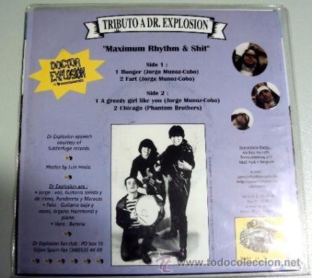Discos de vinilo: DOCTOR EXPLOSION EP - MAXIMUM RHYTHM & SHIT - DEMOLITION DERBY dr - Foto 2