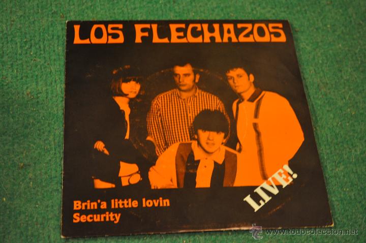 Discos de vinilo: LOS FLECHAZOS - BRIN  A  LITTLE LOVIN  -  SECURITY (EASYBEATS) - Foto 1