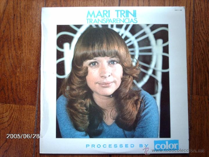Discos de vinilo: mari trini  -  transparencias - Foto 1