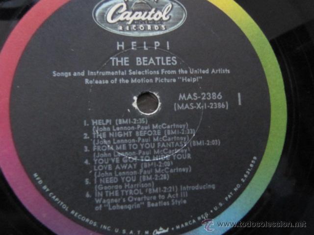 Discos de vinilo: DISCO LP THE BEATLES HELP - Foto 5