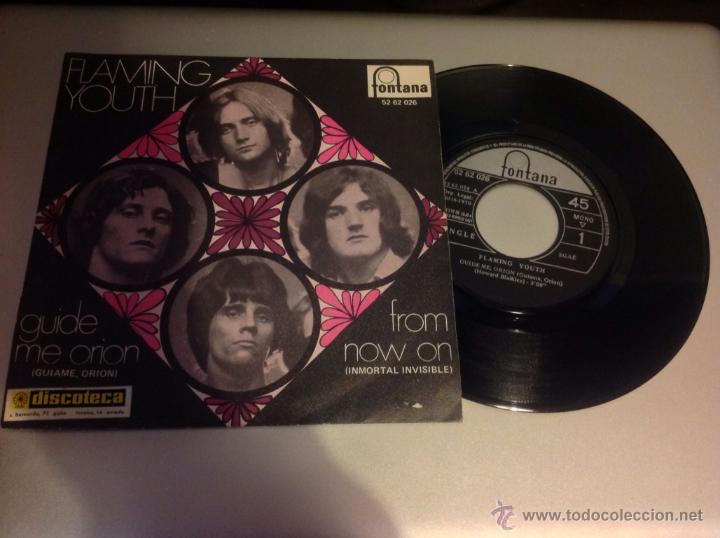 Discos de vinilo: FLAMING YOUTH. GUIDE ME, ORION. single - Foto 1