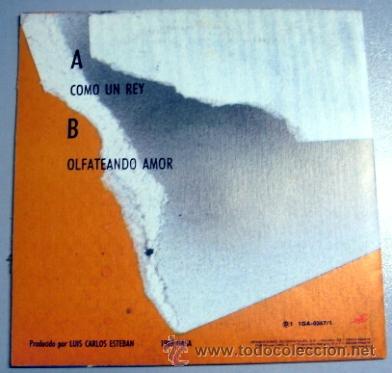 Discos de vinilo: HERMETICOS - COMO UN REY - OLFATEANDO AMOR - Foto 2