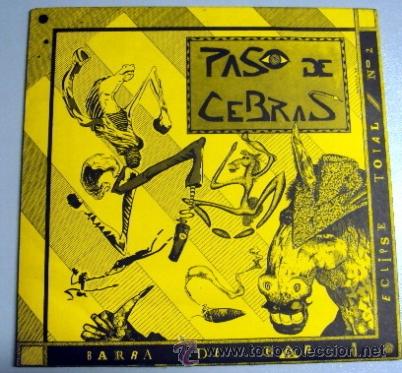 Discos de vinilo: PASO DE CEBRAS - BARRA DE BAR - ECLIPSE TOTAL N&ordm; 2 - con dossier prensa - Foto 1