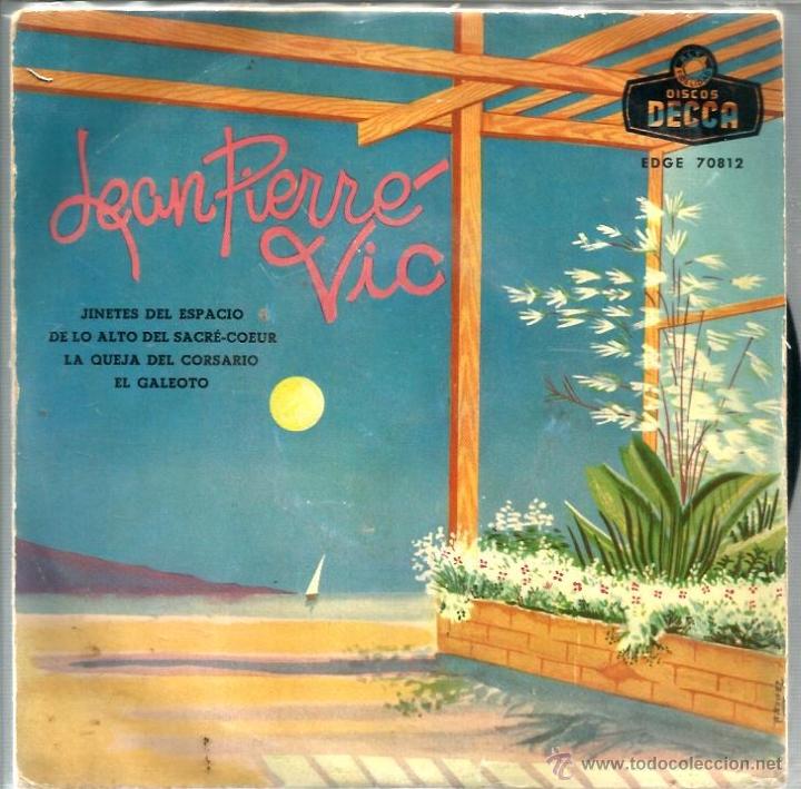 Discos de vinilo: EP JEAN PIERRE VIC : JINETES DEL ESPACIO + 3 - Foto 1