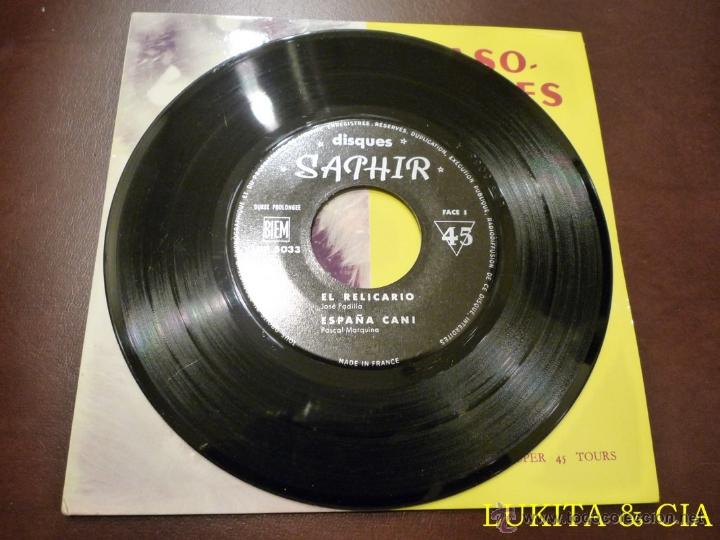 Discos de vinilo: PASO DOBLES - RICARDO S&Aacute;NCHEZ Y SU ORQUESTA - FRANC&Eacute;S - Foto 4