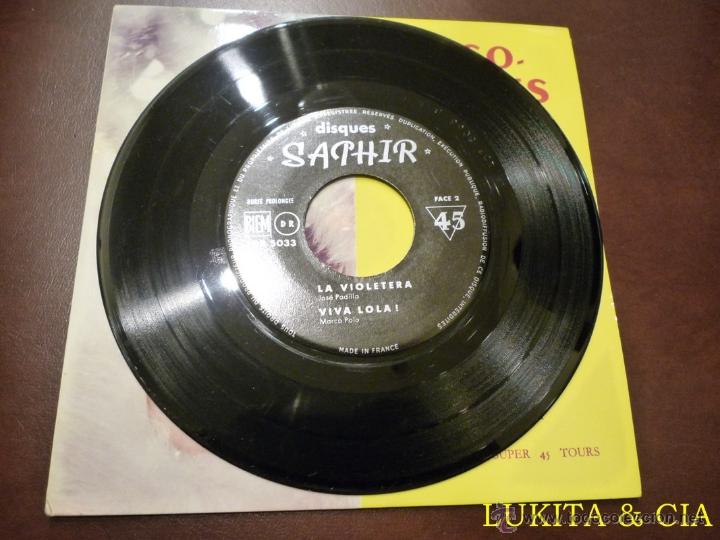 Discos de vinilo: PASO DOBLES - RICARDO S&Aacute;NCHEZ Y SU ORQUESTA - FRANC&Eacute;S - Foto 5