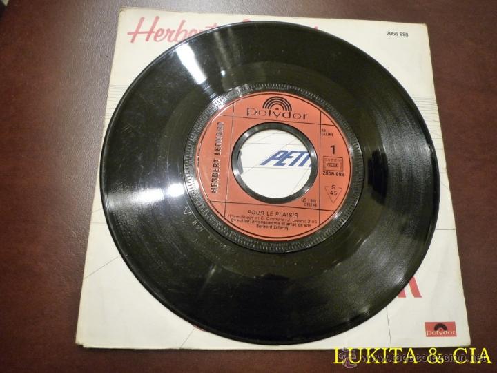 Discos de vinilo: HERBERT L&Eacute;ONARD - POUR LE PLAISIR - 1981 - Foto 3