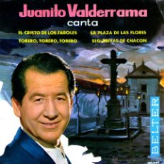 Discos de vinilo: JUANITO VALDERRAMA. EL CRISTO DE LOS FAROLES. Lote 40733917