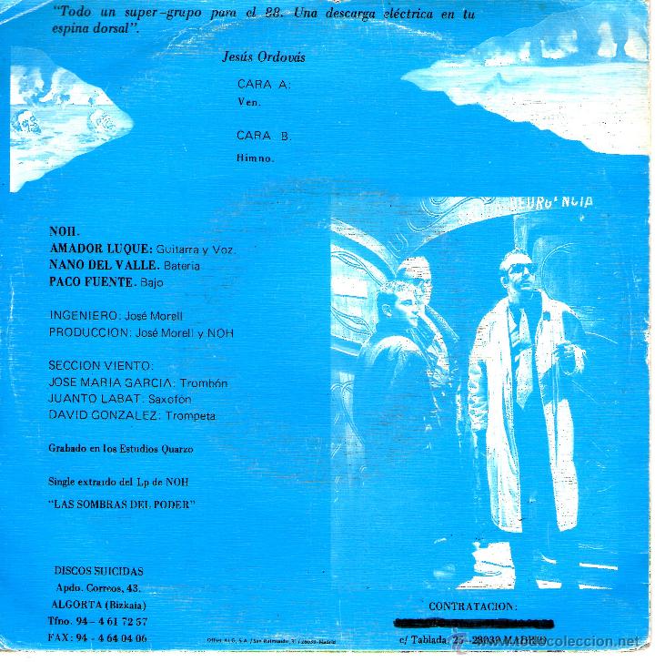 Discos de vinilo: NOH LAS SOMBRAS DEL PODER - Foto 2