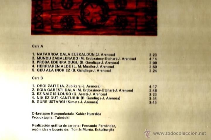 Discos de vinilo: LP NAFARROA NORA? : GURE BIDEA - Foto 2