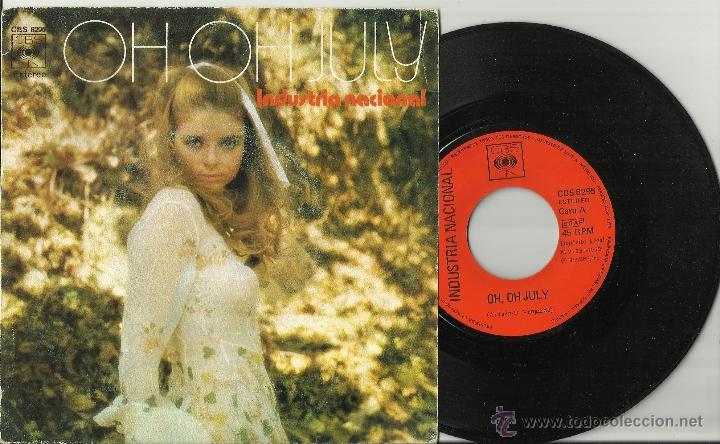 Vinyl-Schallplatten: industria nacional single oh,oh july espa&ntilde;a 1972