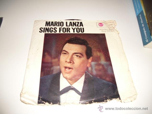 Discos de vinilo: MARIO LANZA SINGS FOR YOU - Foto 1