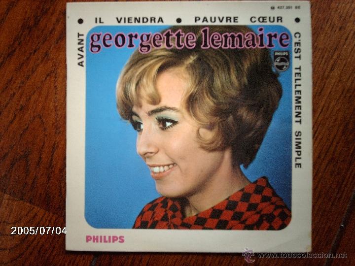 Discos de vinilo: georgette  lemaire  -  il viendra  +  3 - Foto 1