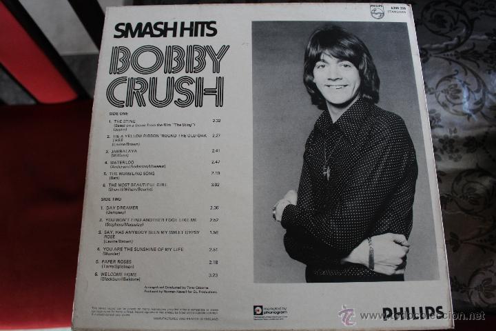 Discos de vinilo: SMASH HITS BOBBY CRUSH - Foto 2