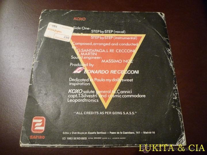 Discos de vinilo: KOXO - STEP BY STEP - ZAFIRO 1983 - Foto 2