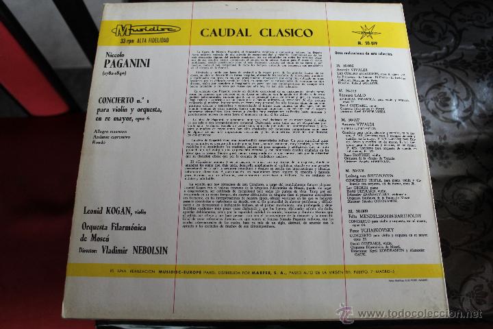Discos de vinilo: PAGANINI - Foto 2