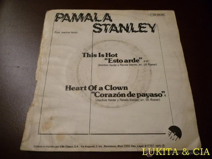 Discos de vinilo: PAMALA STANLEY - THIS IS HOT - EMI 1979 - Foto 2