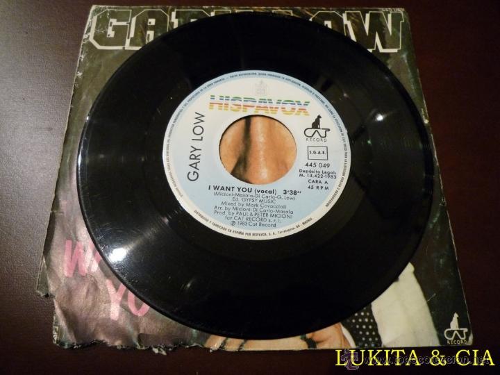 Discos de vinilo: GARY LOW - I WANT YOU - 1983 - Foto 3