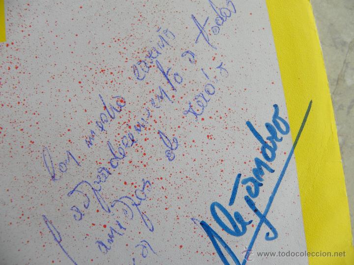 Discos de vinilo: ALEJANDRO -SINGLE FIRMADO Y DEDICADO - Foto 2