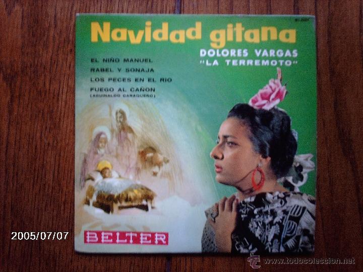 Discos de vinilo: dolores vargas  (la terremoto)   - navidad gitana - Foto 1
