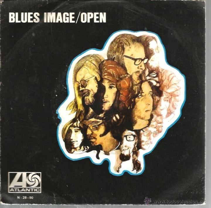 Discos de vinilo: SINGLE BLUES IMAGE : OPEN - Foto 1