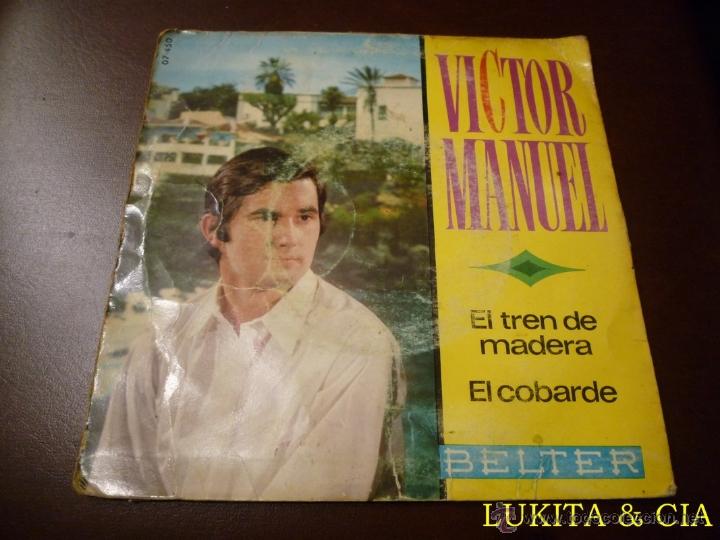 Discos de vinilo: VICTOR MANUEL - EL TREN DE MADERA - BELTER 1968 - Foto 1