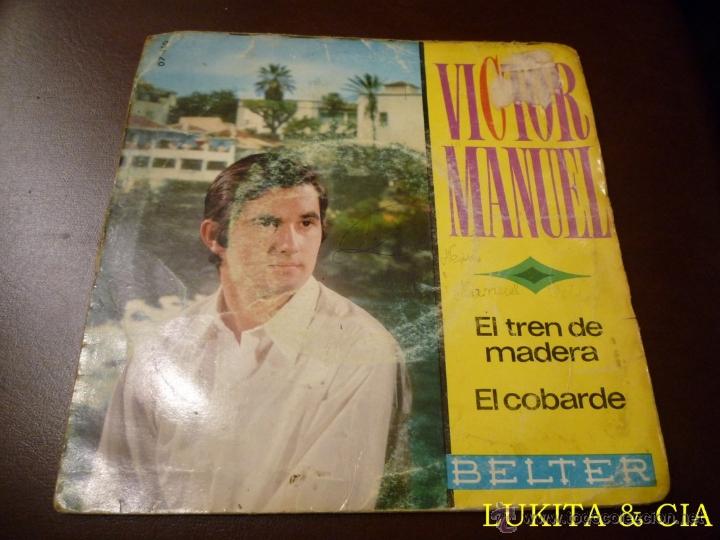 Discos de vinilo: VICTOR MANUEL - EL TREN DE MADERA - BELTER 1968 - Foto 2