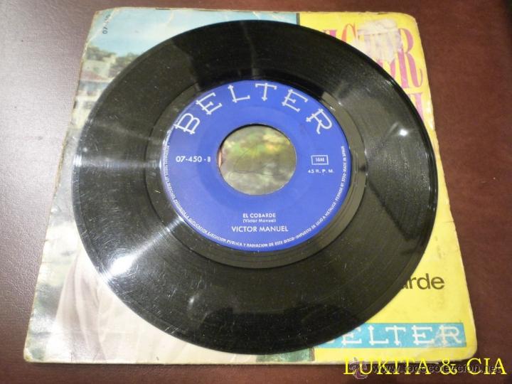 Discos de vinilo: VICTOR MANUEL - EL TREN DE MADERA - BELTER 1968 - Foto 4