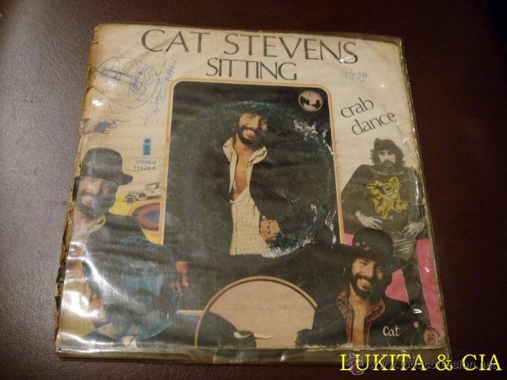 Discos de vinilo: SINGLE CAT STEVENS - SITTING - 1972 - Foto 2