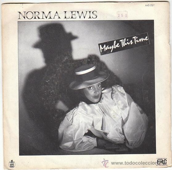 Discos de vinilo: NORMA LEWIS - Maybe This Time - When Loving Tou, Hispavox en 1983 - Foto 1