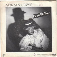 Discos de vinilo: NORMA LEWIS - MAYBE THIS TIME - WHEN LOVING TOU, HISPAVOX EN 1983. Lote 40806090