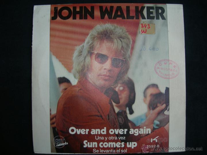 Discos de vinilo: JOHN WALKER (THE WALKER BROTHERS) // OVER AND OVER AGAIN - Foto 2