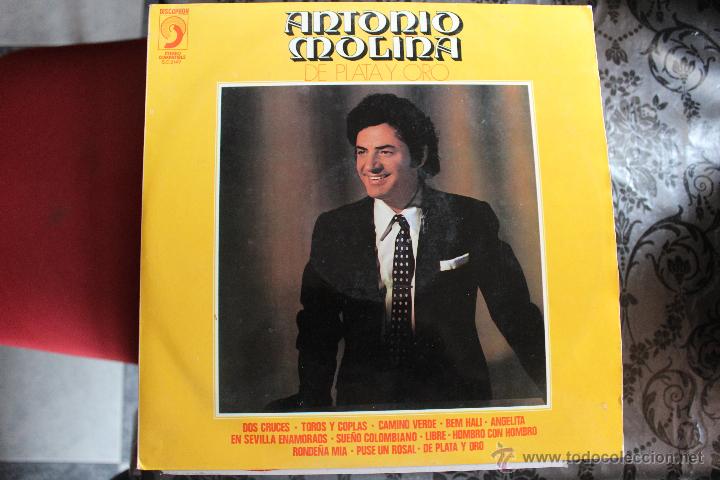 Discos de vinilo: ANTONIO MOLINA DE PLATA Y ORO - Foto 1