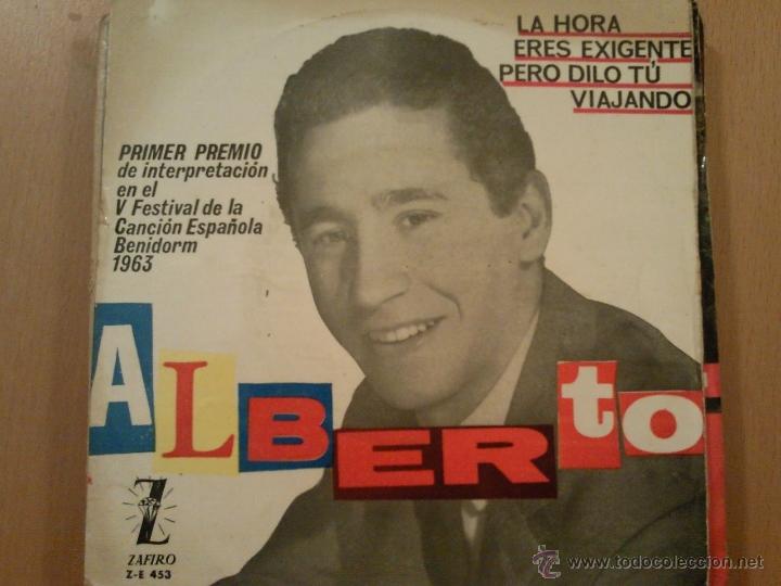 Discos de vinilo: ALBERTO LA HORA +3 EP BENIDORM 1963 - Foto 1