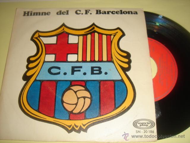 Discos de vinilo: HIMNO DEL BAR&Ccedil;A -SG- ARR FRANCESC BURRULL - Foto 1
