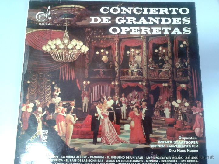 Discos de vinilo: LP CONCIERTO DE GRANDES OPERETAS - Foto 1