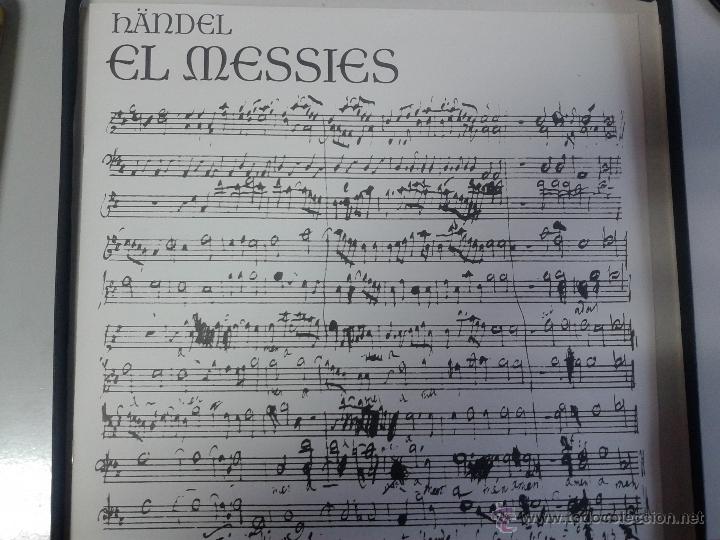 Discos de vinilo: ESTUCHE QUE SE COMPONE DE 3 LPS DE HANDEL EL MESIAS - Foto 8