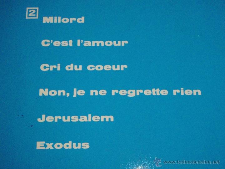 Discos de vinilo: EDITH PIAF ( LES PLUS GRANDS SUCCES ) 1975 - EEC LP33 COLUMBIA - Foto 4