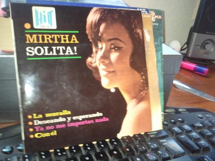 Disques de vinyle: MIRTHA / La muralla / Desenado y esperando / Ya no me importas nada / Con el (EP de 1966)