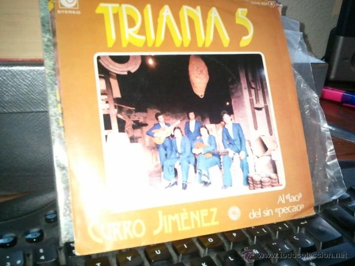 Discos de vinilo: TRIANA 5: CURRO JIM&Eacute;NEZ. AL LAO DEL SIN PECAO - 1978 - Foto 1