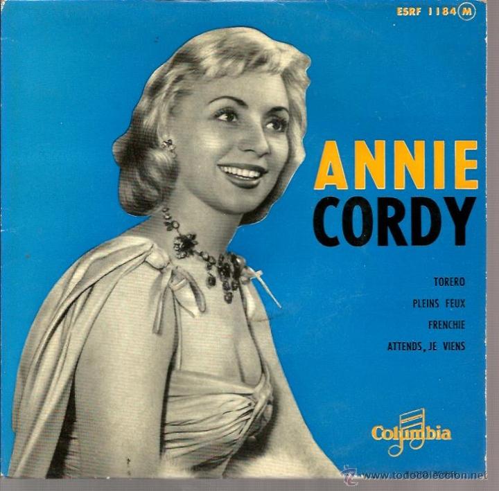 Discos de vinilo: EP ANNIE CORDY : TORERO + 3 - Foto 1
