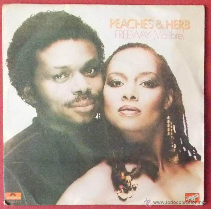 Discos de vinilo: PEACHES & HERB  - FREEWAY - V&Iacute;A LIBRE - PICKING UP THE PIECES - POLYDOR - Foto 1