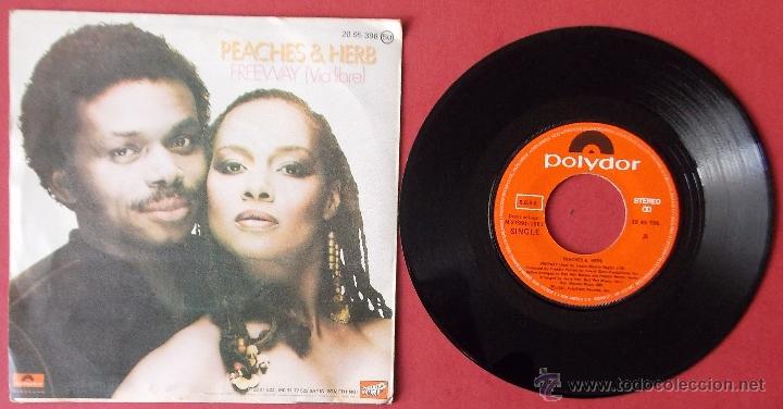 Discos de vinilo: PEACHES & HERB  - FREEWAY - V&Iacute;A LIBRE - PICKING UP THE PIECES - POLYDOR - Foto 2