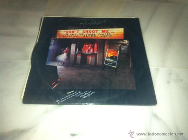 Discos de vinilo: DONT SHOOT ME ELTON JHON - Foto 3