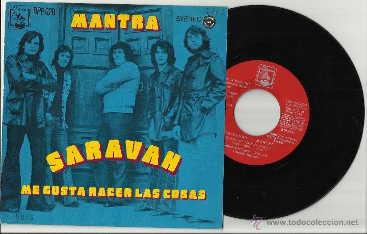Discos de vinilo: mantra single saravah  espa&ntilde;a 1973 - Foto 1