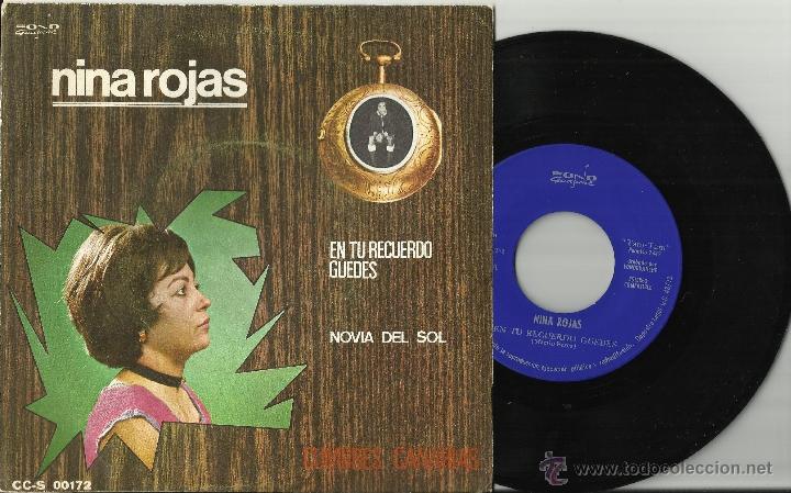 Disques de vinyle: nina rojas single en tu recuerdo guedes espa&ntilde;a 1972